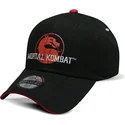 schwarze-curved-snapback-kappe-finish-him-mortal-kombat-von-difuzed