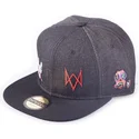 siltovka-rovna-cierna-snapback-vaquero-legion-difuzed