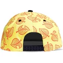 snapback-kappe-in-gelb-und-schwarz-mit-leaf-logo-von-nook-inc-animal-crossing-von-difuzed