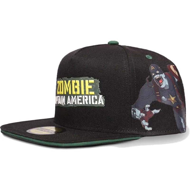 siltovka-rovna-cierna-snapback-zombie-what-if-difuzed