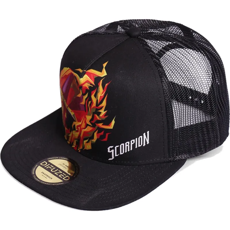 siltovka-rovna-cierna-snapback-trucker-difuzed