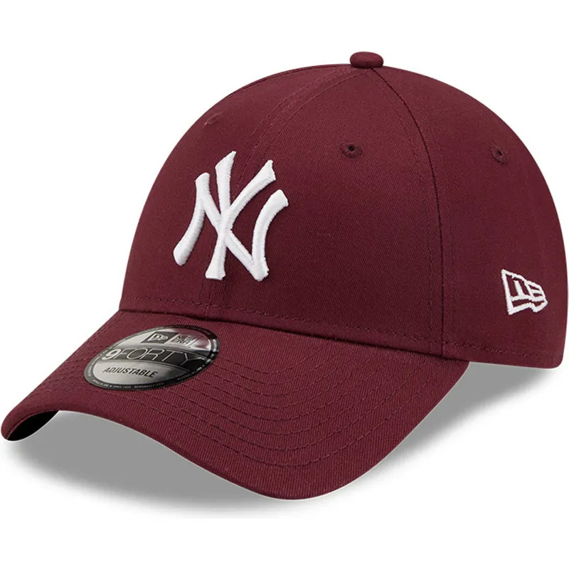 siltovka-zaoblena-cervena-nastavitelny-9forty-league-essential-new-york-yankees-mlb-new-era