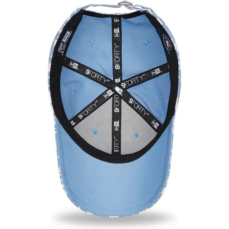 siltovka-zaoblena-modra-nastavitelny-rosa-9forty-floral-new-york-yankees-mlb-new-era
