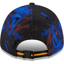 new-era-mlb-new-york-yankees-9forty-ray-scape-verstellbare-blaue-kappe-mit-gebogenem-schirm-und-orangem-logo