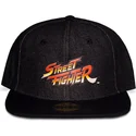 schwarze-flache-snapback-kappe-street-fighter-logo-von-difuzed