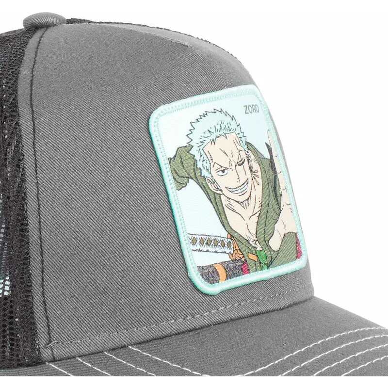 cap-zaoblena-gray-snapback-roronoa-zoro-one-piece-capslab cap-zaoblena-gray-snapback-roronoa-zoro-one-piece-capslab