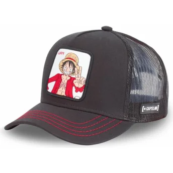 Šiltovky zaoblená kamionista čierna snapback Monkey D. Luffy LUF2 One Piece Monkey D. Luffy One Piece Capslab