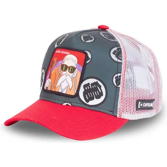 Capslab Master Roshi DB2 KAM2 Dragon Ball Blue, Red and Grey Trucker Hat