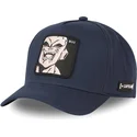 capslab-dragon-ball-kid-buu-buuf-marineblaue-snapback-kappe-mit-gebogenem-schirm