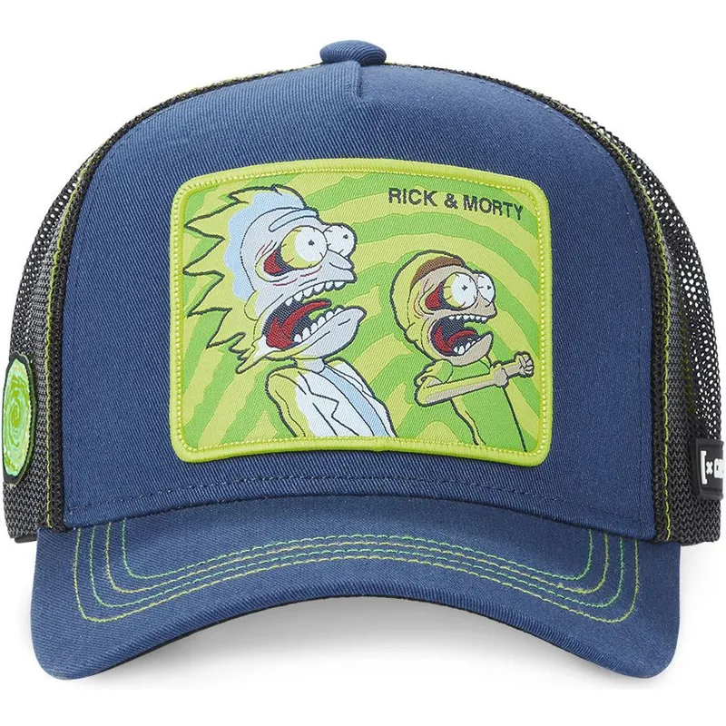 siltovka-zaoblena-tmavomodra-snapback-psy1-rick-a-morty-capslab