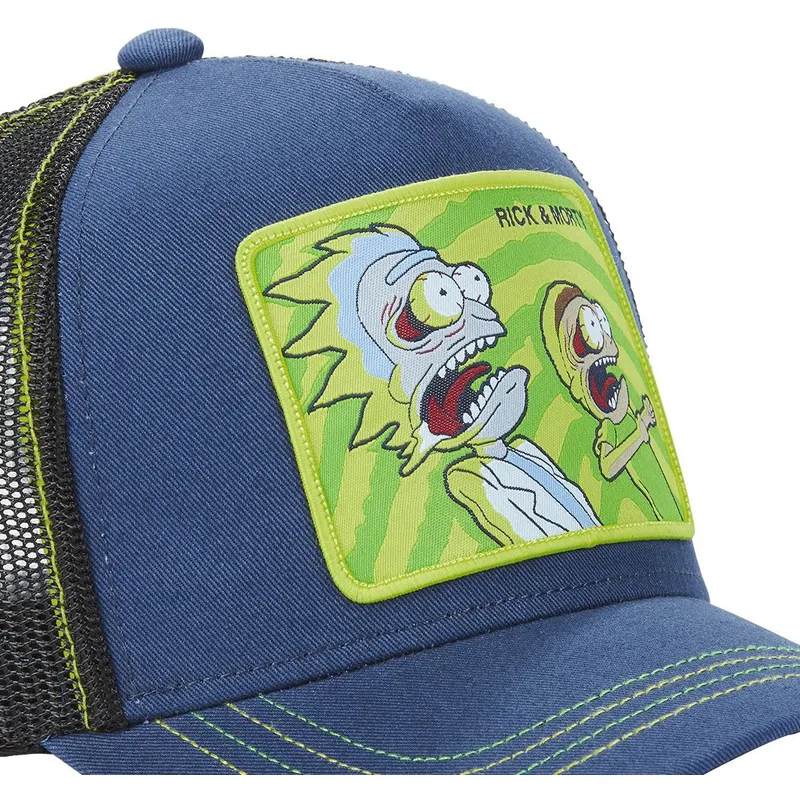 siltovka-zaoblena-tmavomodra-snapback-psy1-rick-a-morty-capslab