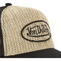 siltovka-zaoblena-hneda-snapback-paille-von-dutch