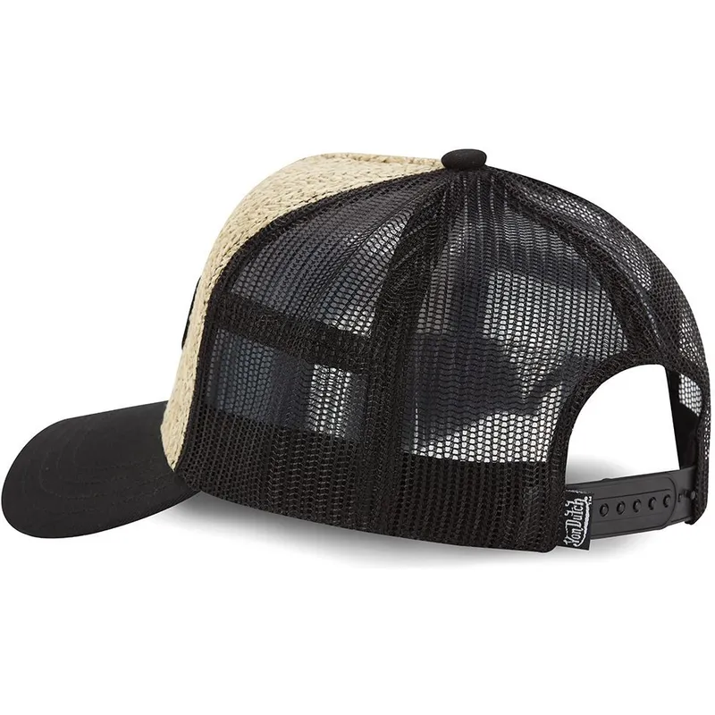 siltovka-zaoblena-hneda-snapback-paille-von-dutch