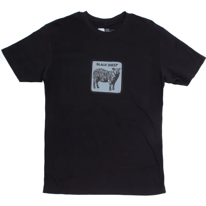 tricka-kratky-rukav-cierna-black-sheep-herd-me-the-farm-goorin-bros tricka-kratky-rukav-cierna-black-sheep-herd-me-the-farm-goorin-bros