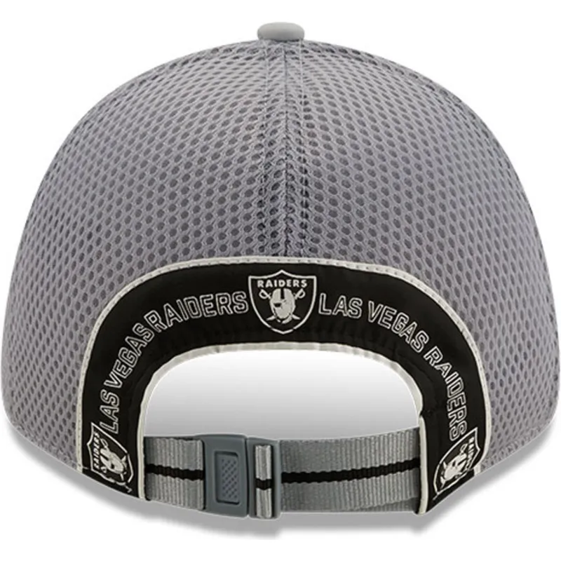 siltovka-zaoblena-siva-nastavitelny-9forty-team-arch-las-vegas-raiders-nfl-new-era