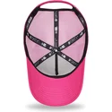 siltovka-zaoblena-ruzova-snapback-a-frame-tonal-mesh-los-angeles-dodgers-mlb-new-era