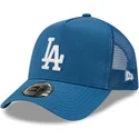 siltovka-zaoblena-modra-snapback-a-frame-tonal-mesh-los-angeles-dodgers-mlb-new-era