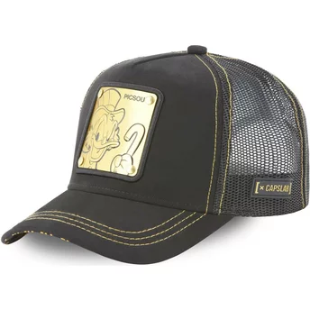 Capslab Scrooge McDuck TAG SCR2 Disney Black and Golden Trucker Hat