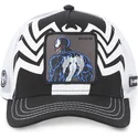 capslab-marvel-comics-venom-mar3-ven1-schwarze-und-weisse-trucker-kappe