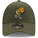 siltovka-zaoblena-zelena-nastavitelny-9forty-character-sports-piolin-looney-tunes-new-era