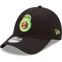 siltovka-zaoblena-cierna-nastavitelny-aguacate-9forty-food-icon-new-era