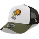 siltovka-zaoblena-biely-snapback-a-frame-character-sports-piolin-looney-tunes-new-era