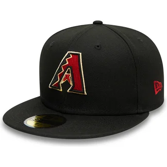 Šiltovka rovná čierna upravená 59FIFTY AC Perf Arizona Diamondbacks MLB New Era