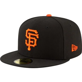 Schwarze 59FIFTY AC Perf Fitted Cap der San Francisco Giants MLB von New Era