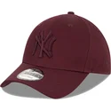siltovka-zaoblena-cervena-snapback-9forty-league-essential-new-york-yankees-mlb-new-era