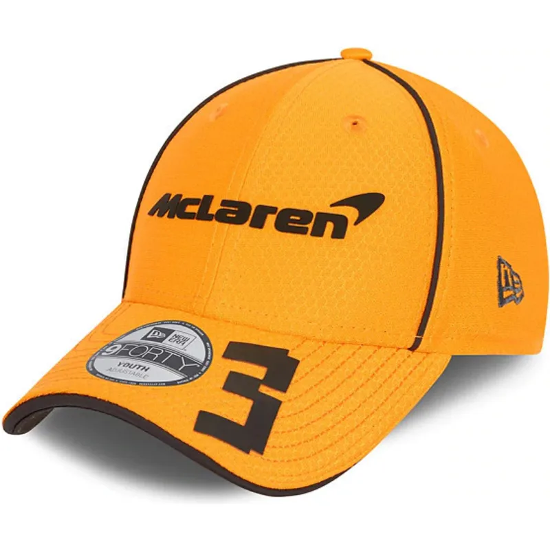 siltovka-zaoblena-oranzova-snapback-pre-deti-9forty-daniel-ricciardo-mclaren-racing-formula-1-new-era