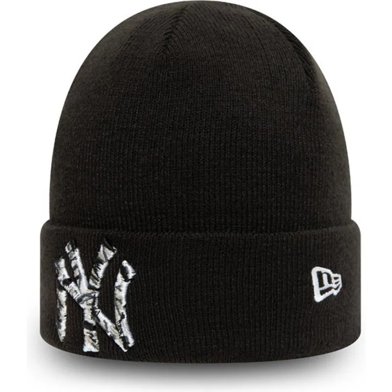 ciapka-cierna-pre-deti-knit-camo-infill-new-era
