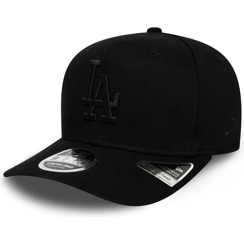 siltovka-zaoblena-cierna-snapback-9fifty-stretch-snap-tonal-los-angeles-dodgers-mlb-new-era