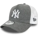 siltovka-zaoblena-siva-snapback-a-frame-jersey-essential-new-york-yankees-mlb-new-era