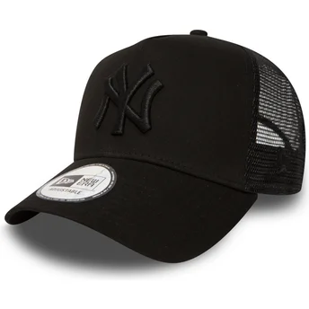 Cap zaoblená black snapback pre deti A Frame Clean New York Yankees MLB New Era