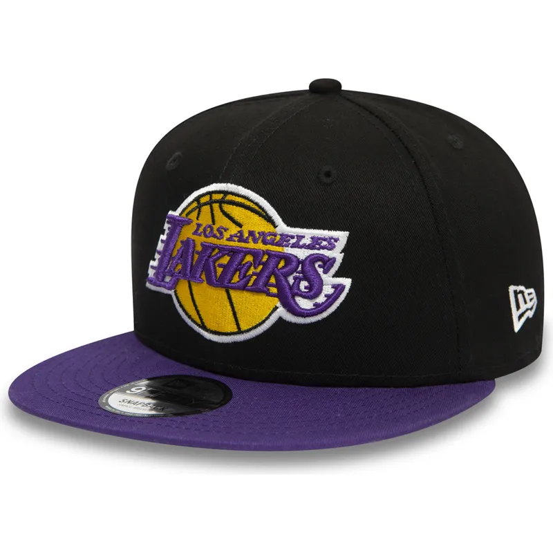 siltovka-rovna-cierna-snapback-9fifty-los-angeles-lakers-nba-new-era