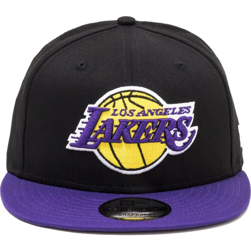 siltovka-rovna-cierna-snapback-9fifty-los-angeles-lakers-nba-new-era
