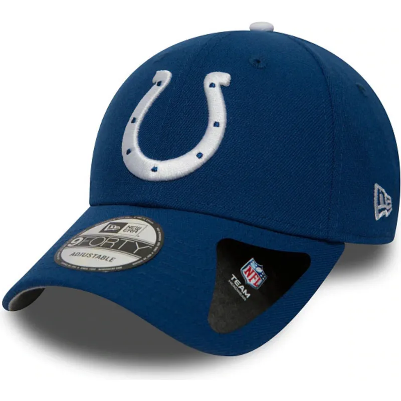 cap-zaoblena-blue-adjustable-strap-9forty-the-league-indianapolis-colts-nfl-new-era cap-zaoblena-blue-adjustable-strap-9forty-the-league-indianapolis-colts-nfl-new-era