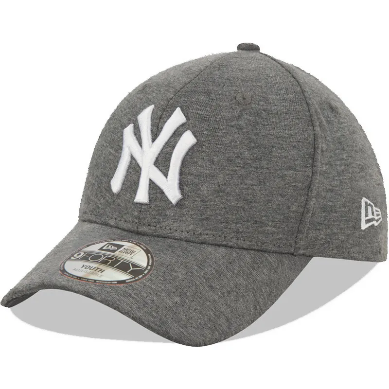 siltovka-zaoblena-siva-nastavitelny-pre-deti-9forty-jersey-essential-new-york-yankees-mlb-new-era
