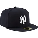 marineblaue-angepasste-59fifty-ac-perf-flatcap-der-new-york-yankees-mlb-von-new-era