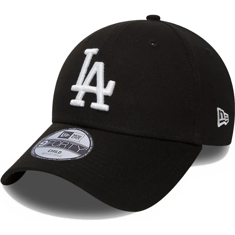 siltovka-zaoblena-cierna-nastavitelny-pre-deti-9forty-league-essential-los-angeles-dodgers-mlb-new-era