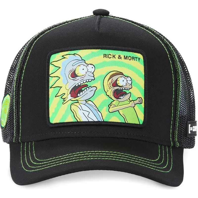 siltovka-zaoblena-cierna-snapback-psy2-rick-a-morty-capslab