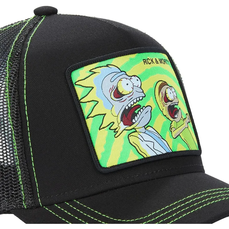 siltovka-zaoblena-cierna-snapback-psy2-rick-a-morty-capslab