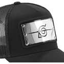 cap-zaoblena-black-snapback-konoha-naruto-capslab