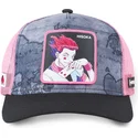 trucker-cap-schwarz-und-rosa-hisoka-morow-his2-hunter-x-hunter-von-capslab