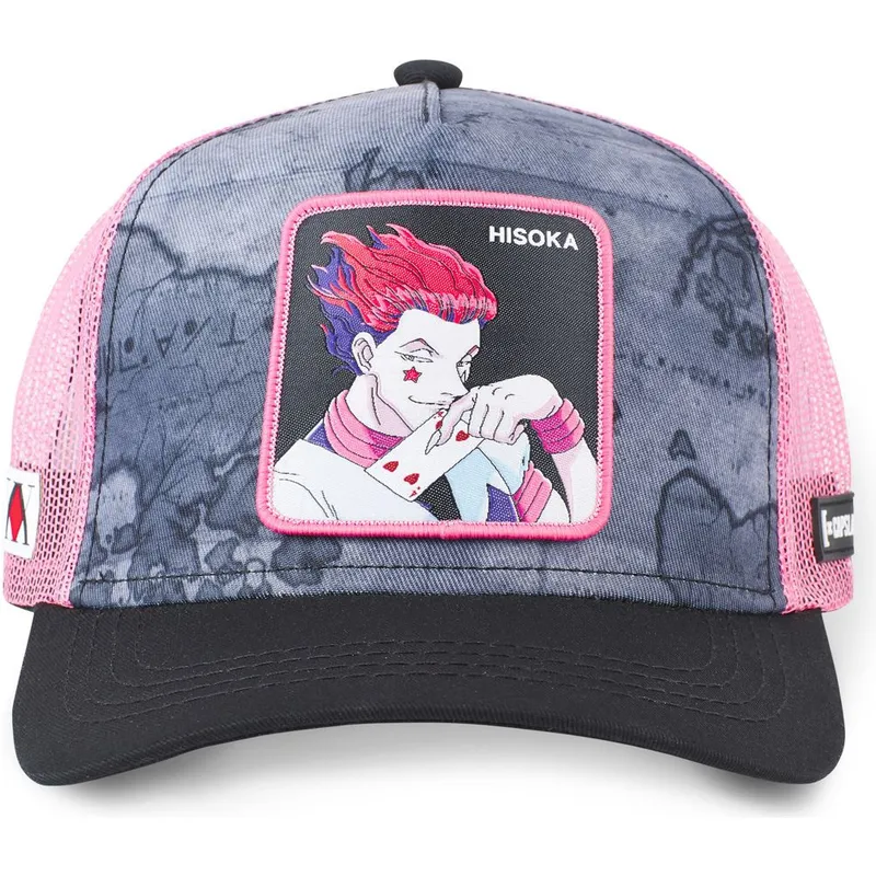 siltovka-zaoblena-cierna-snapback-his2-hisoka-morow-hunter-x-hunter-capslab
