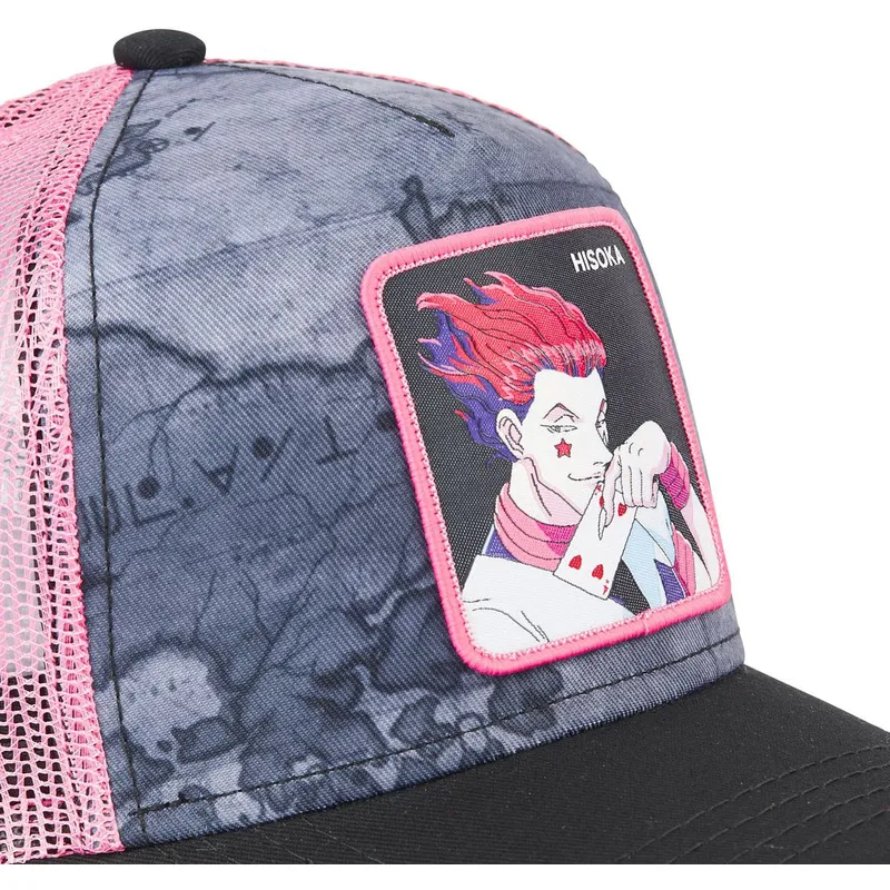 siltovka-zaoblena-cierna-snapback-his2-hisoka-morow-hunter-x-hunter-capslab