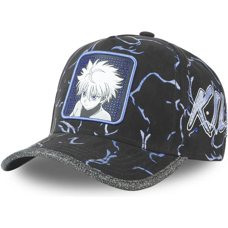 siltovka-zaoblena-cierna-nastavitelny-tag-kir1-killua-zoldyck-hunter-x-hunter-capslab