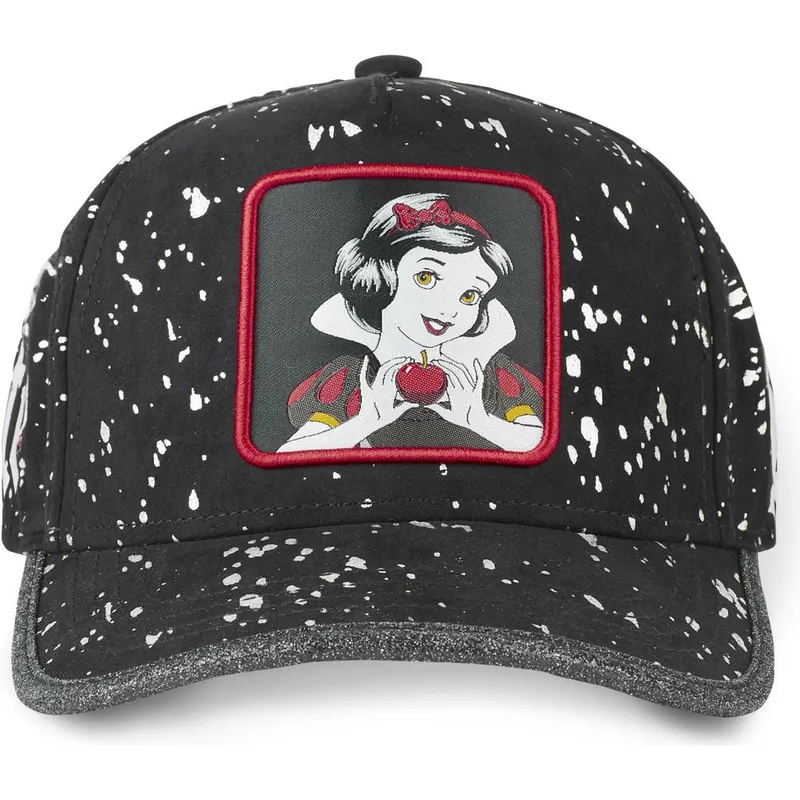 schwarze-verstellbare-curved-cap-schneewittchen-tag-whi-disney-von-capslab