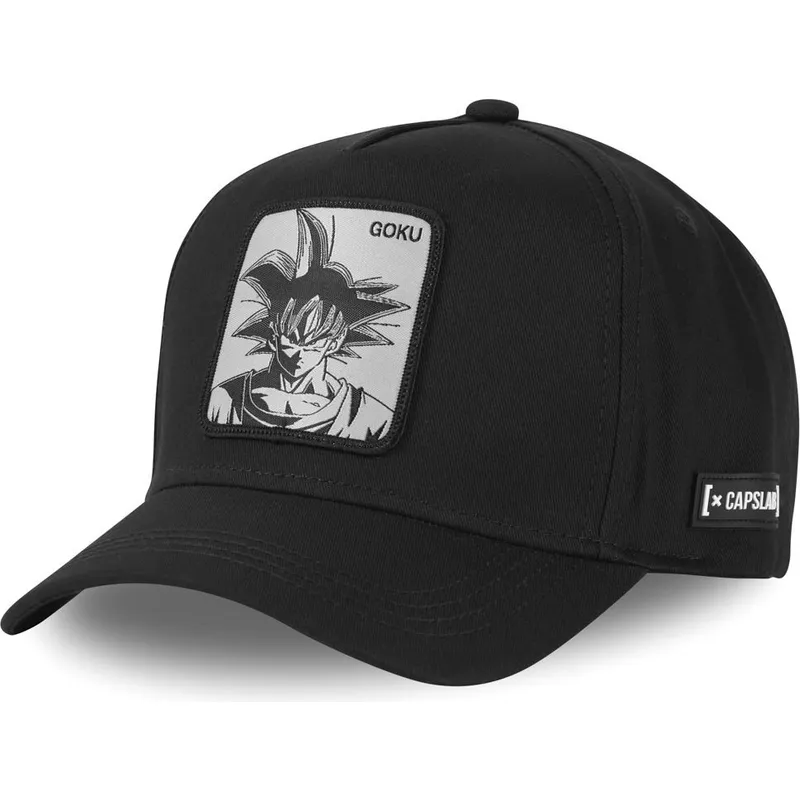 siltovka-zaoblena-cierna-snapback-gokf-son-goku-dragon-ball-capslab