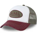 cap-zaoblena-white-snapback-von-dutch
